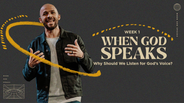 Why Should We Listen for God’s Voice?