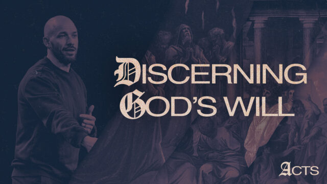 Discerning God's Will